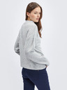 Orsay Hellgrauer gemusterter Damenpullover ORSAY