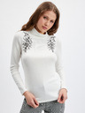 Orsay Weißer Damen-Rollkragenpullover ORSAY