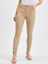 Orsay Beigefarbene Skinny Fit Damenhose ORSAY