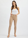 Orsay Beigefarbene Skinny Fit Damenhose ORSAY