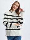 Orsay Schwarz-weiß gestreifter Damen-Pullover ORSAY