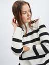 Orsay Schwarz-weiß gestreifter Damen-Pullover ORSAY