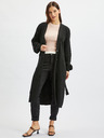 Orsay Schwarze lange Damen-Strickjacke ORSAY