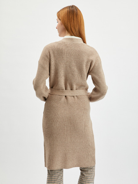 Orsay Beige Damen-Langstrickjacke ORSAY