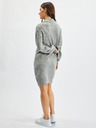 Orsay Hellgraues Damen Pullover Kleid ORSAY