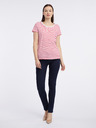Orsay Weiß-rotes gestreiftes T-Shirt für Damen von ORSAY