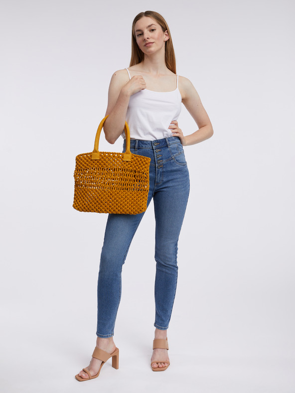 Orsay Orangefarbene Damenhandtasche ORSAY