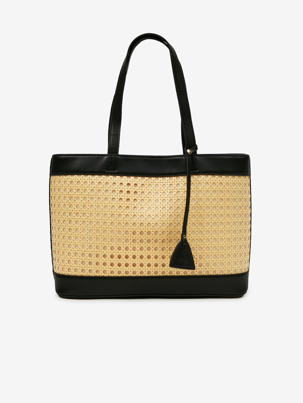 Orsay Brauner und schwarzer Damen-Shopper ORSAY