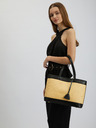 Orsay Brauner und schwarzer Damen-Shopper ORSAY