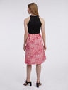 Orsay Rosa und schwarzes Damen-Blumenkleid ORSAY