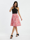 Orsay Rosa und schwarzes Damen-Blumenkleid ORSAY