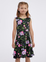 Orsay Schwarzes Blumenkleid für Mädchen ORSAY