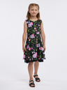 Orsay Schwarzes Blumenkleid für Mädchen ORSAY