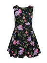 Orsay Schwarzes Blumenkleid für Mädchen ORSAY