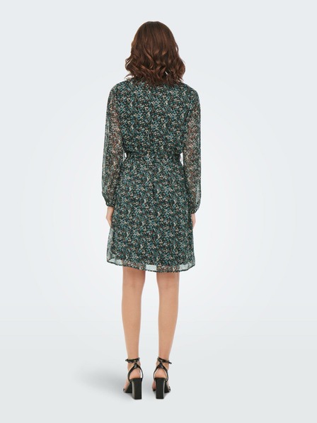 ONLY Grünes geblümtes Damenkleid ONLY Cera