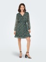 ONLY Grünes geblümtes Damenkleid ONLY Cera