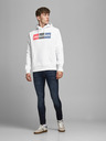 Jack & Jones Weißer Jack & Jones Corp Kapuzenpullover für Herren