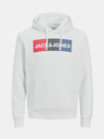 Jack & Jones Weißer Jack & Jones Corp Kapuzenpullover für Herren