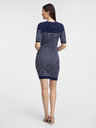 Orsay Dunkelblau gestreiftes Damen-Pulloverkleid ORSAY