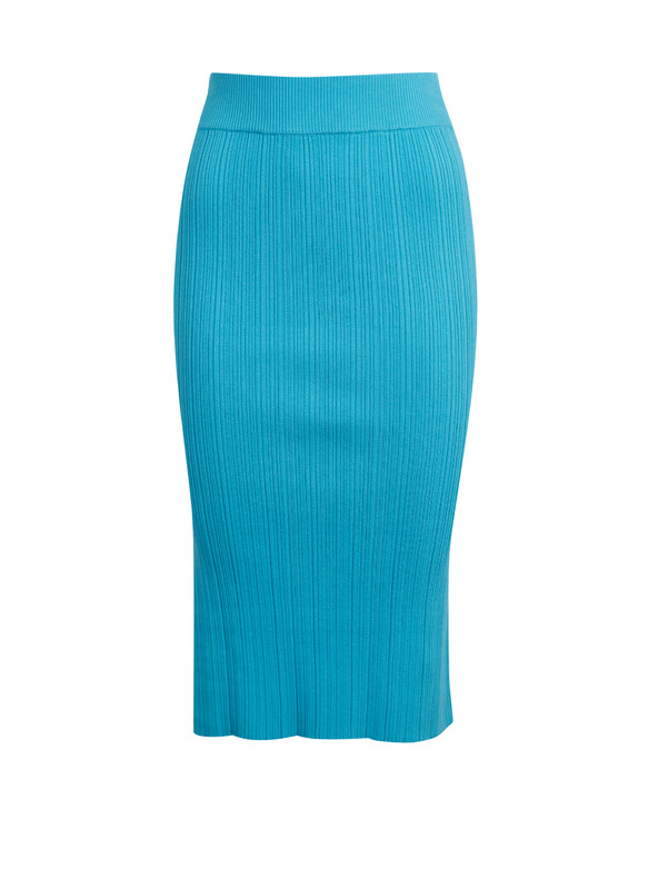 Orsay Blauer Damen-Pullover-Midirock ORSAY