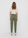 Jacqueline de Yong JDY Catia Grüne Cropped-Hose mit Krawatte