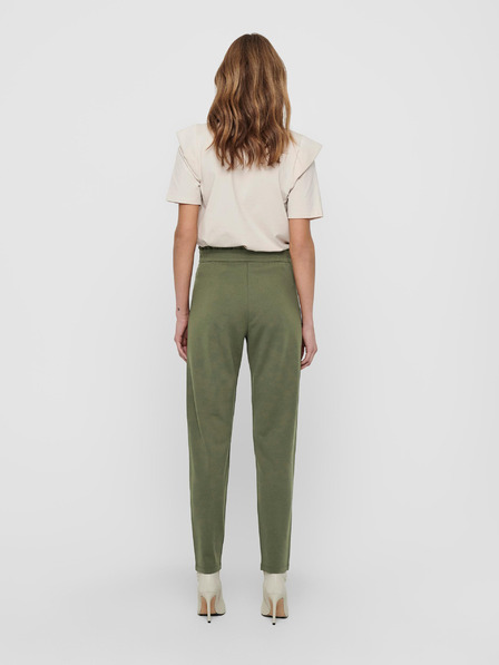 Jacqueline de Yong JDY Catia Grüne Cropped-Hose mit Krawatte