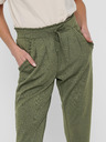 Jacqueline de Yong JDY Catia Grüne Cropped-Hose mit Krawatte
