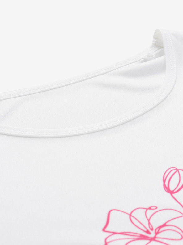 ALPINE PRO Weißes Damen-T-Shirt ALPINE PRO QUATRA