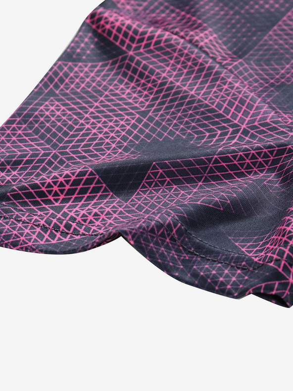 ALPINE PRO Violettes und rosa Damen-T-Shirt ALPINE PRO QUATRA