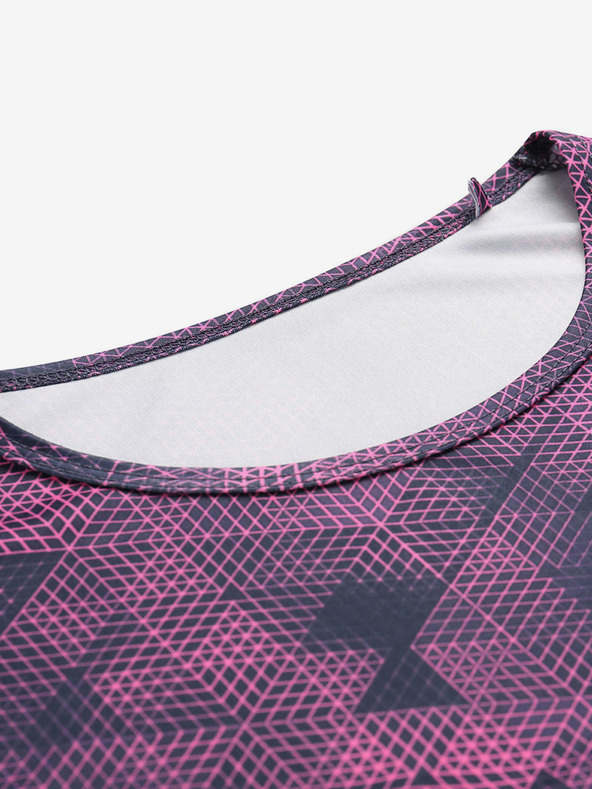 ALPINE PRO Violettes und rosa Damen-T-Shirt ALPINE PRO QUATRA