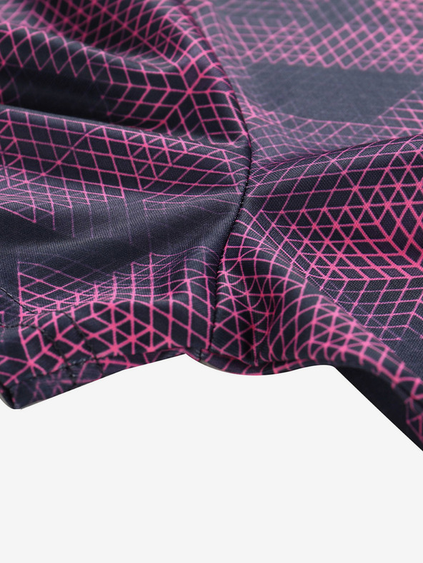 ALPINE PRO Violettes und rosa Damen-T-Shirt ALPINE PRO QUATRA