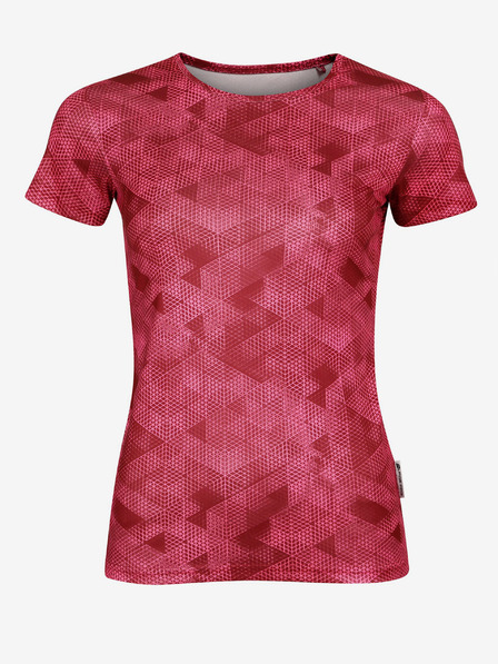 ALPINE PRO Rotes Damen-T-Shirt ALPINE PRO QUATRA