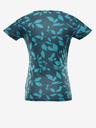 ALPINE PRO Petrolfarbenes Damen-T-Shirt ALPINE PRO QUATRA