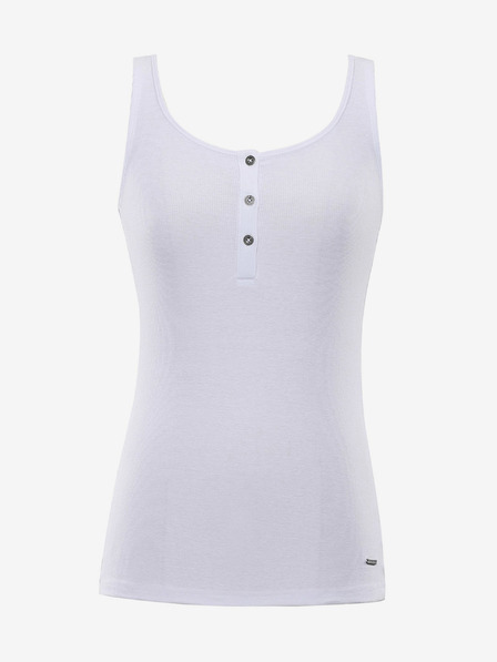 ALPINE PRO Weißes, schnell trocknendes Damen-Tank-Top ALPINE PRO ZONNA