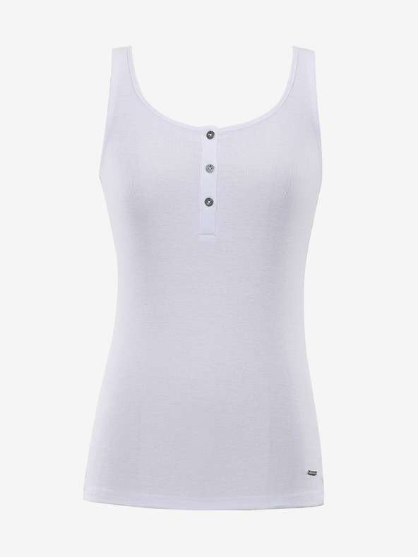 ALPINE PRO Weißes, schnell trocknendes Damen-Tank-Top ALPINE PRO ZONNA