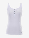 ALPINE PRO Weißes, schnell trocknendes Damen-Tank-Top ALPINE PRO ZONNA