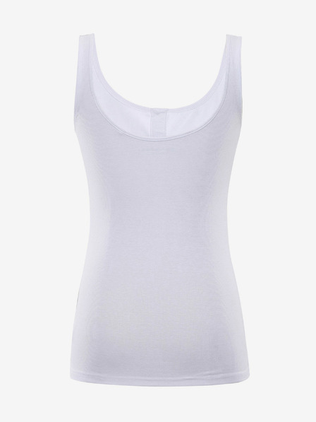 ALPINE PRO Weißes, schnell trocknendes Damen-Tank-Top ALPINE PRO ZONNA