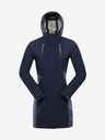 ALPINE PRO Dunkelblauer wasserdichter Damenmantel ALPINE PRO PERFETA