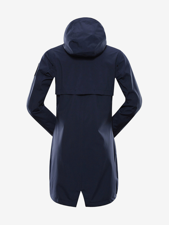 ALPINE PRO Dunkelblauer wasserdichter Damenmantel ALPINE PRO PERFETA
