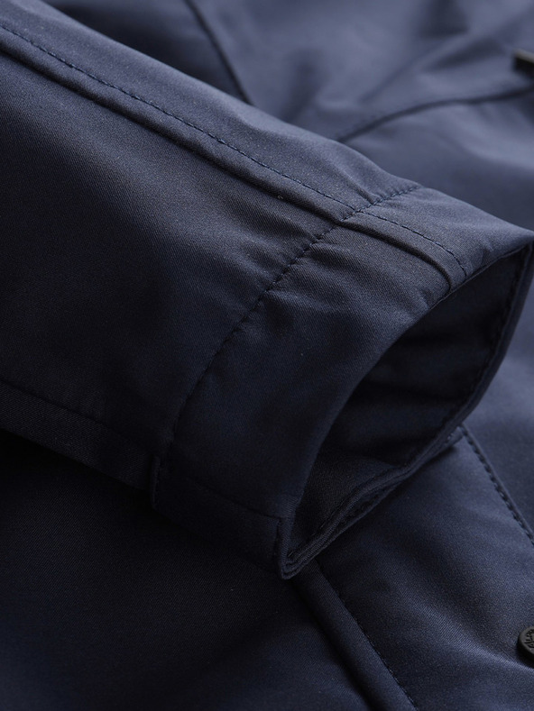 ALPINE PRO Dunkelblauer wasserdichter Damenmantel ALPINE PRO PERFETA