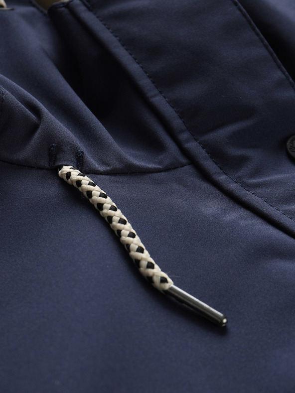 ALPINE PRO Dunkelblauer wasserdichter Damenmantel ALPINE PRO PERFETA