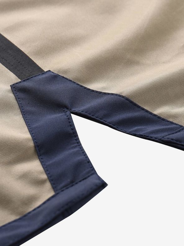 ALPINE PRO Dunkelblauer wasserdichter Damenmantel ALPINE PRO PERFETA