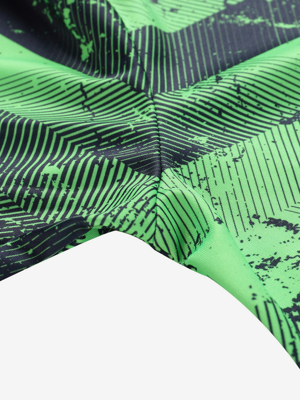 ALPINE PRO Grünes gemustertes Herren-Funktions-T-Shirt ALPINE PRO QUATR