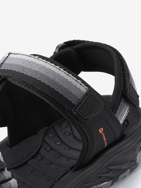 ALPINE PRO Schwarze Herrensandalen ALPINE PRO GERF