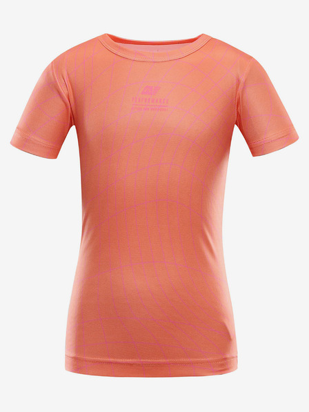 ALPINE PRO ALPINE PRO BASIKO orangefarbenes schnell trocknendes Kinder-T-Shirt