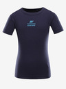 ALPINE PRO Dunkelblaues Kinder-Schnelltrocken-T-Shirt ALPINE PRO BASIKO