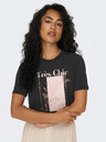 ONLY Schwarzes Frauen-T-Shirt NUR frei