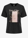 ONLY Schwarzes Frauen-T-Shirt NUR frei