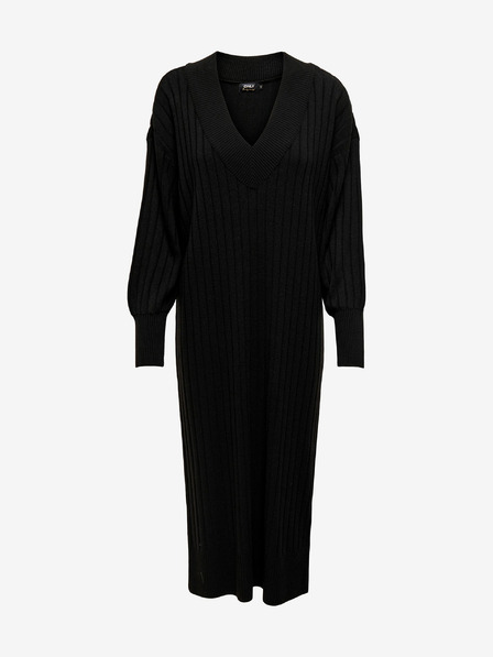 ONLY CARMAKOMA Schwarze Damen Strickjacke gerippt Midi ONLY CARMAKOMA New Tessa