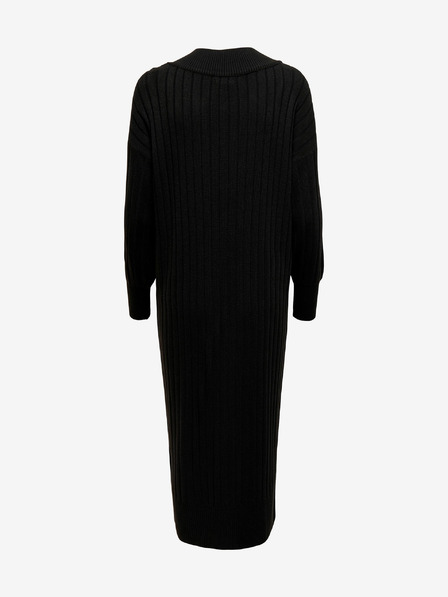 ONLY CARMAKOMA Schwarze Damen Strickjacke gerippt Midi ONLY CARMAKOMA New Tessa